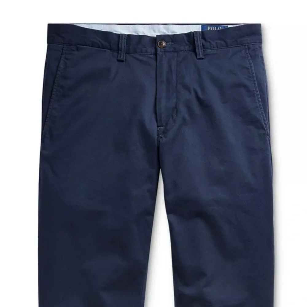 NWT Mens Polo Ralph Lauren Aviator/Navy Slim Fit Dress Pants 42x30 $85 - Picture 4 of 7